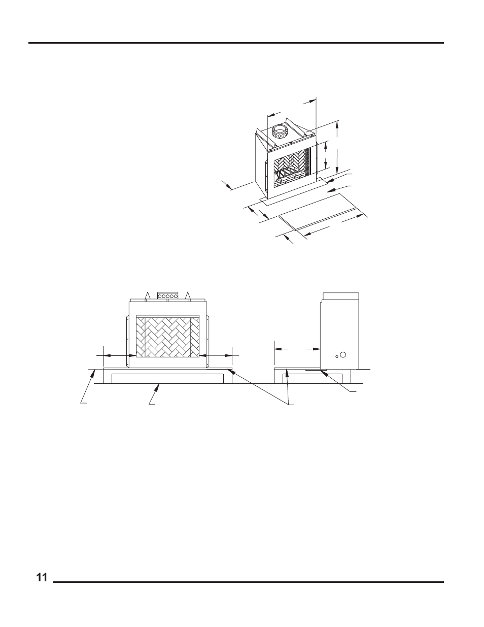 Loor, Rotection, 14 f | Martin Fireplaces SB5400SS User Manual | Page 12 / 36