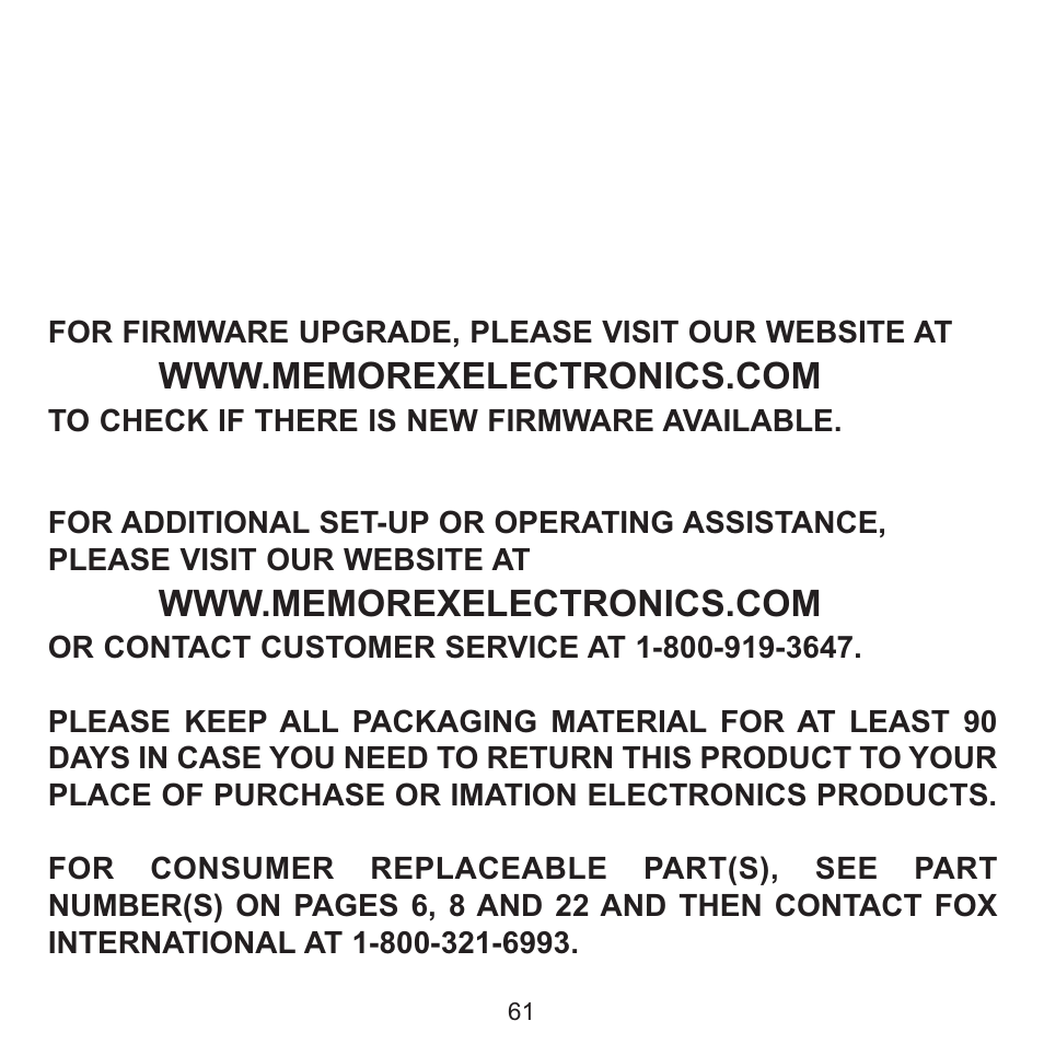 Memorex MMP8590-WHT User Manual | Page 62 / 124