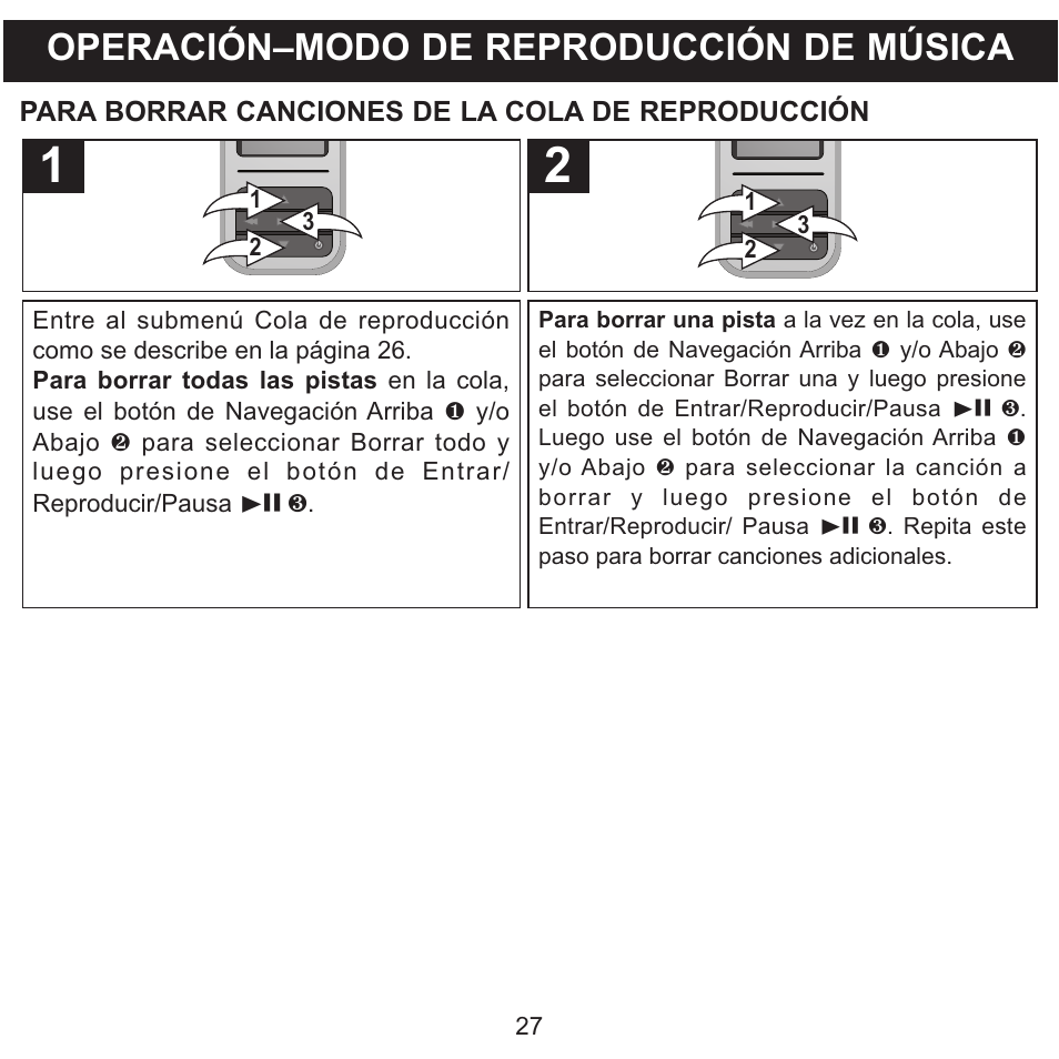 Operación–modo de reproducción de música | Memorex MMP8590-WHT User Manual | Page 89 / 124