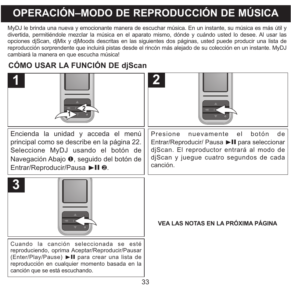 Operación–modo de reproducción de música | Memorex MMP8590-WHT User Manual | Page 95 / 124