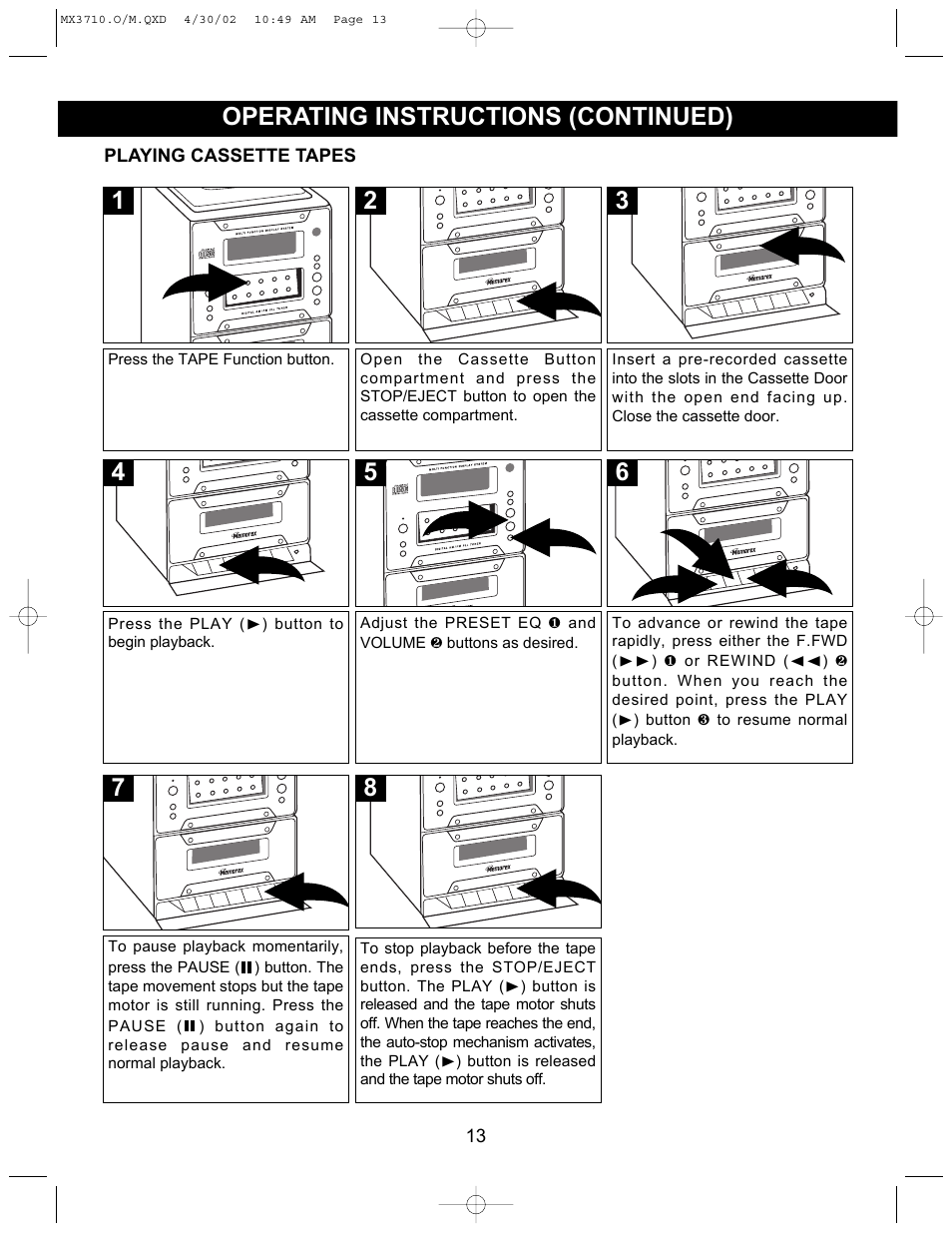 Memorex MX3710 User Manual | Page 14 / 21