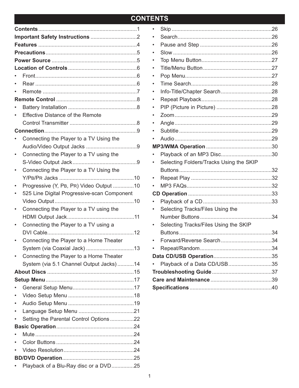 Memorex MVD-2037 O/M.QXD User Manual | 40 pages