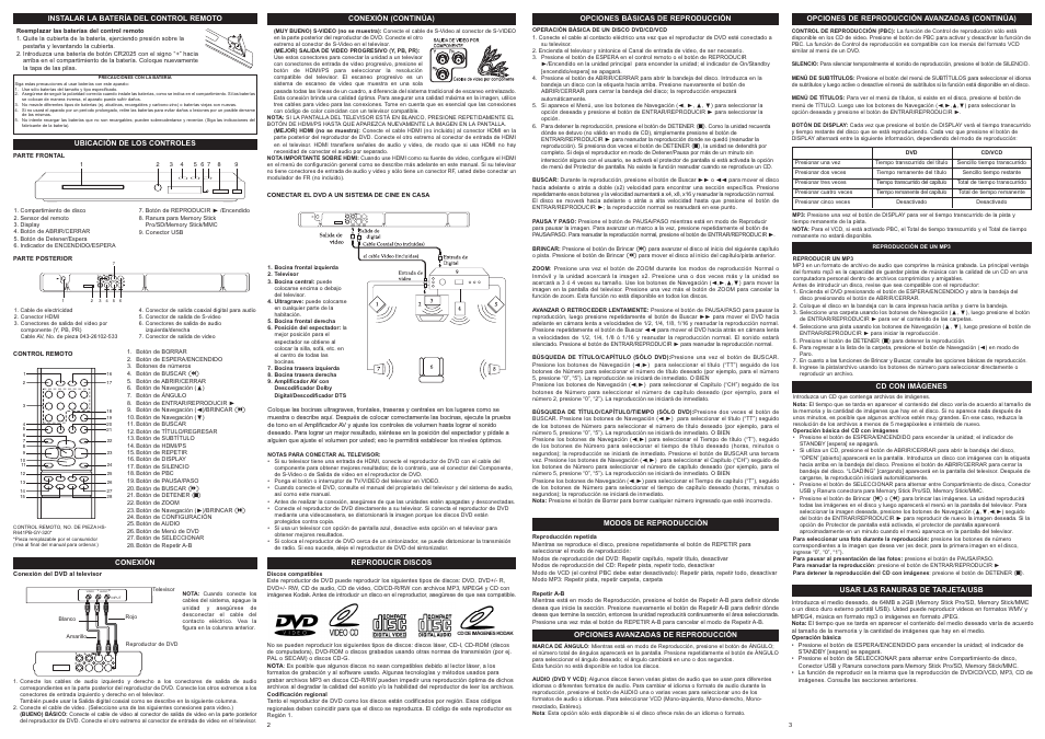 Memorex MVD2050 User Manual | Page 4 / 4