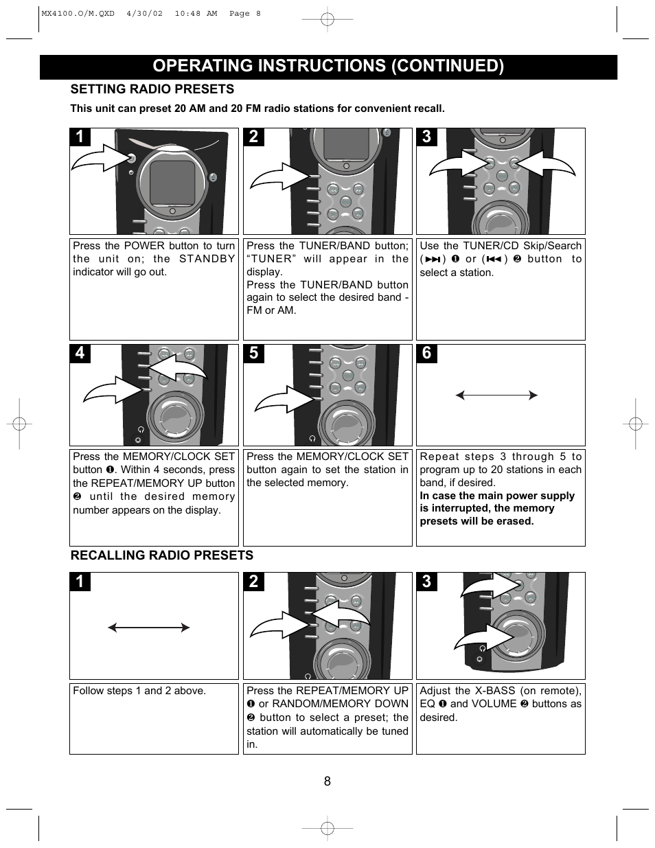 Memorex MX4100 User Manual | Page 9 / 17