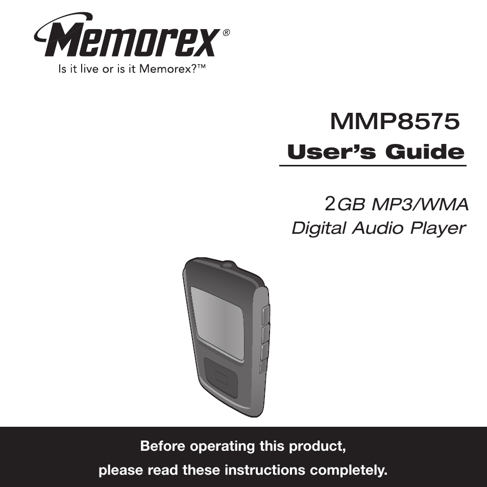 Memorex MMP8575 User Manual | 36 pages
