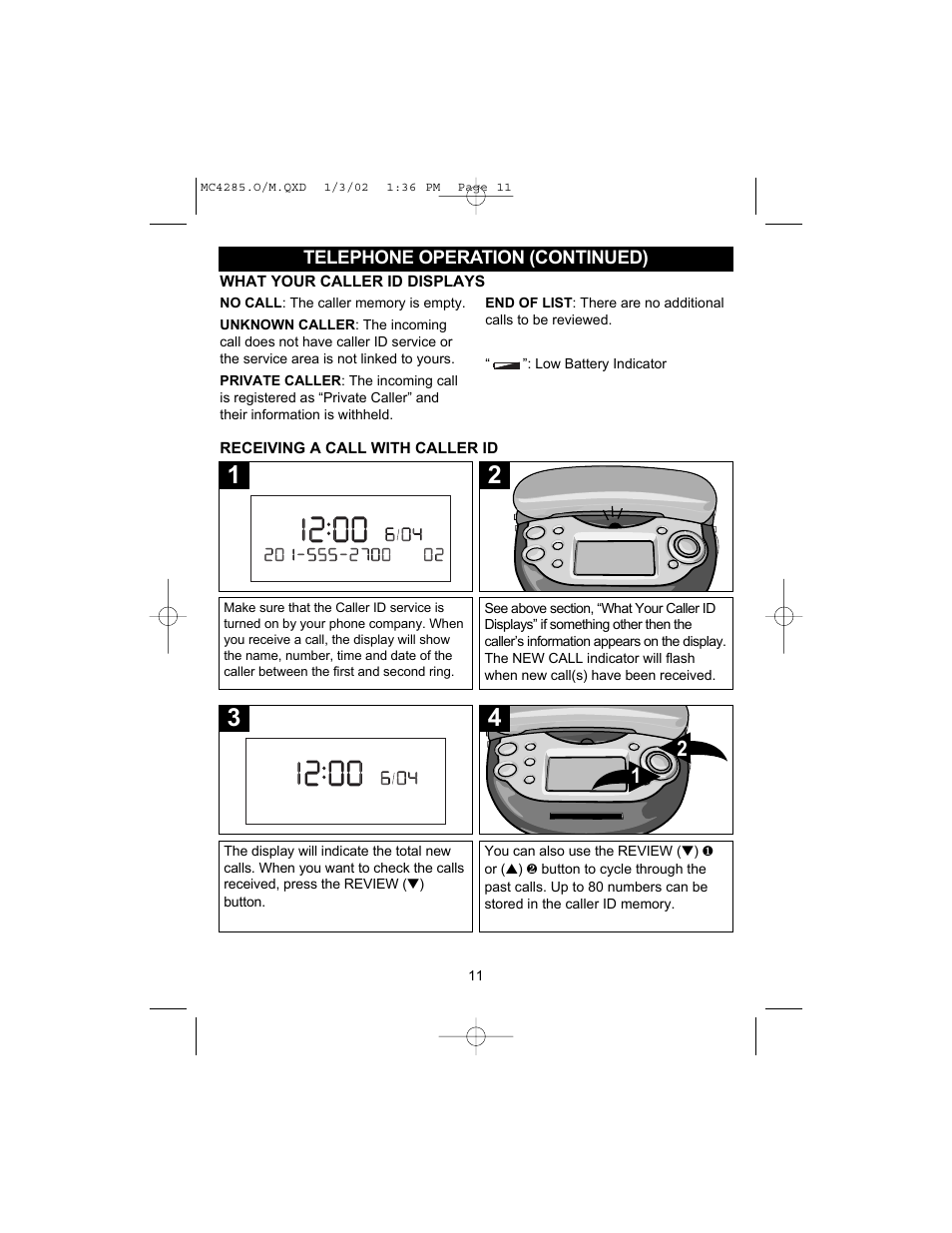 Memorex MC4285 User Manual | Page 12 / 19