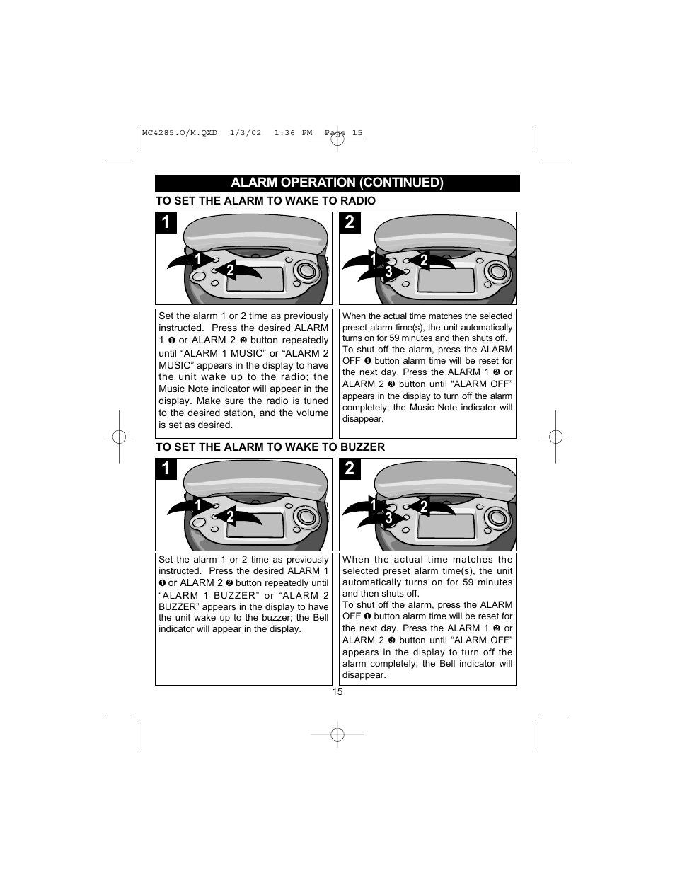 Memorex MC4285 User Manual | Page 16 / 19