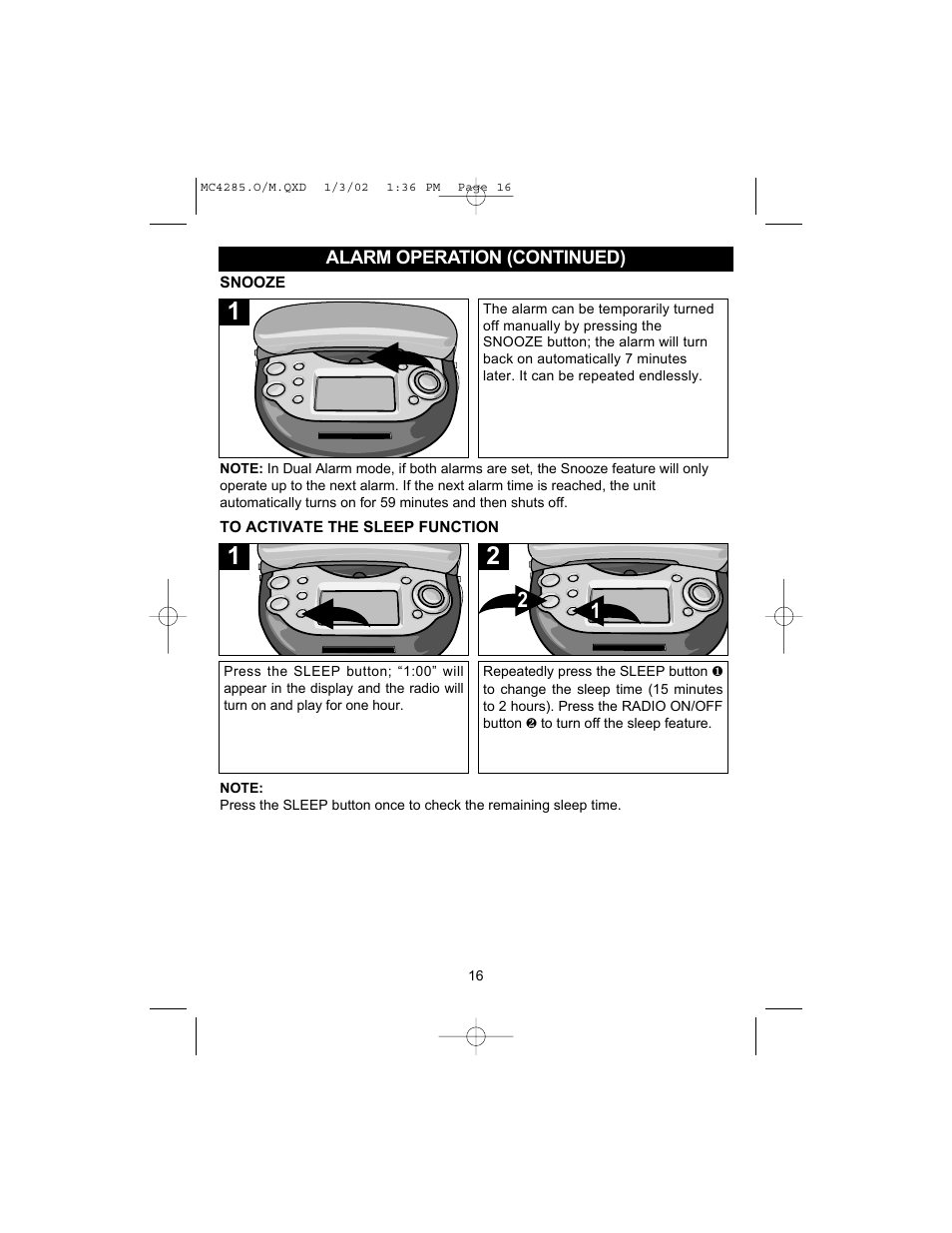 Memorex MC4285 User Manual | Page 17 / 19