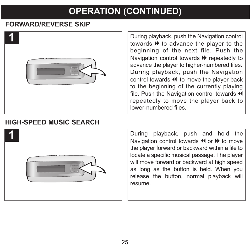 Operation (continued) | Memorex MMP3774 User Manual | Page 26 / 40