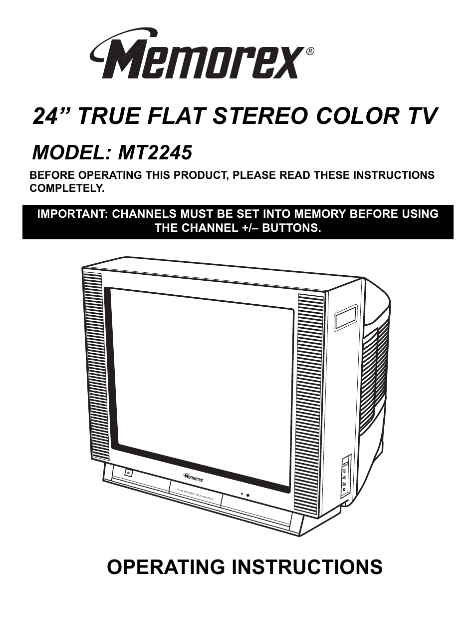 Memorex MT2245 User Manual | 39 pages