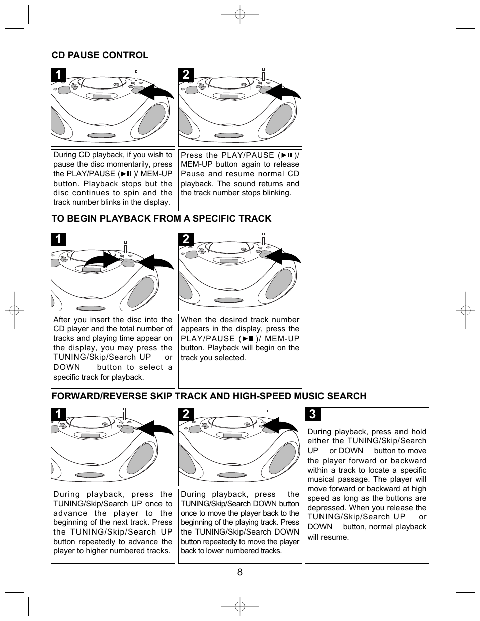 Memorex MP3830O User Manual | Page 9 / 14