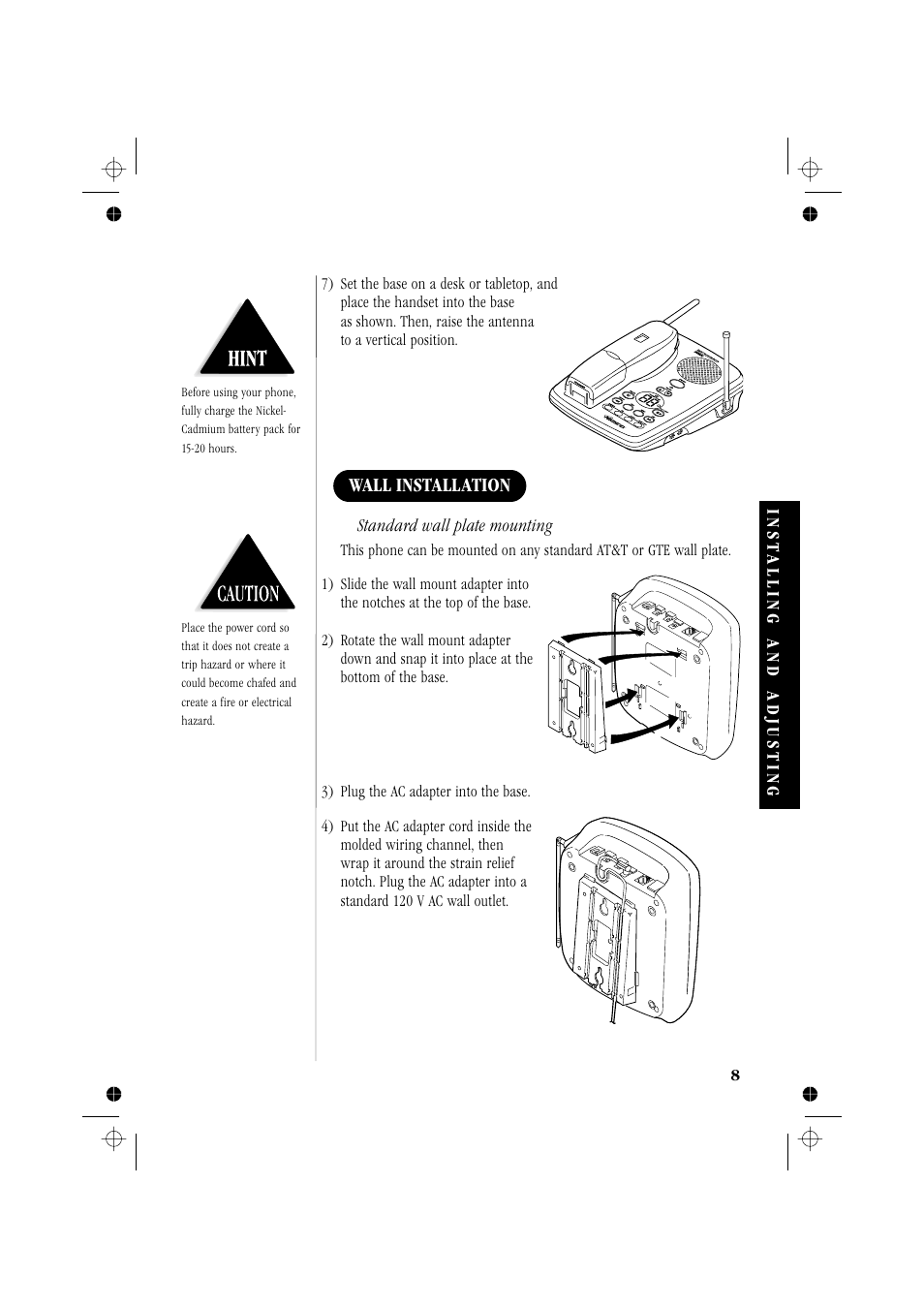 Wall installation | Memorex MPH6929 User Manual | Page 13 / 42