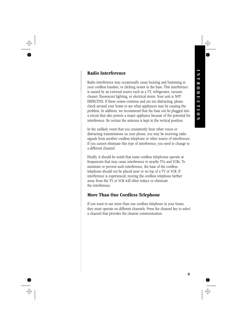 Radio interference, More than one cordless telephone | Memorex MPH6929 User Manual | Page 9 / 42