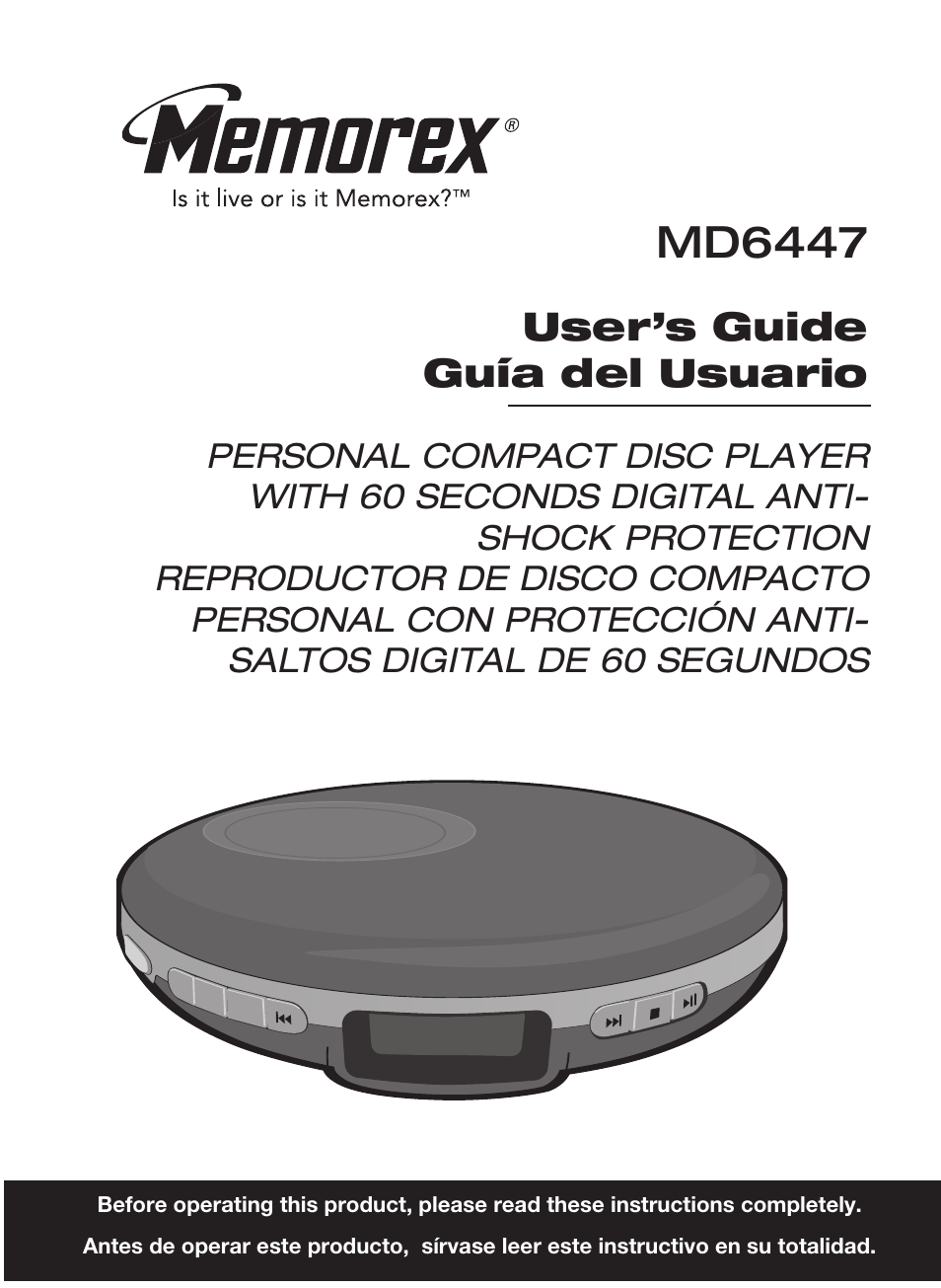 Memorex MD6447 User Manual | 32 pages