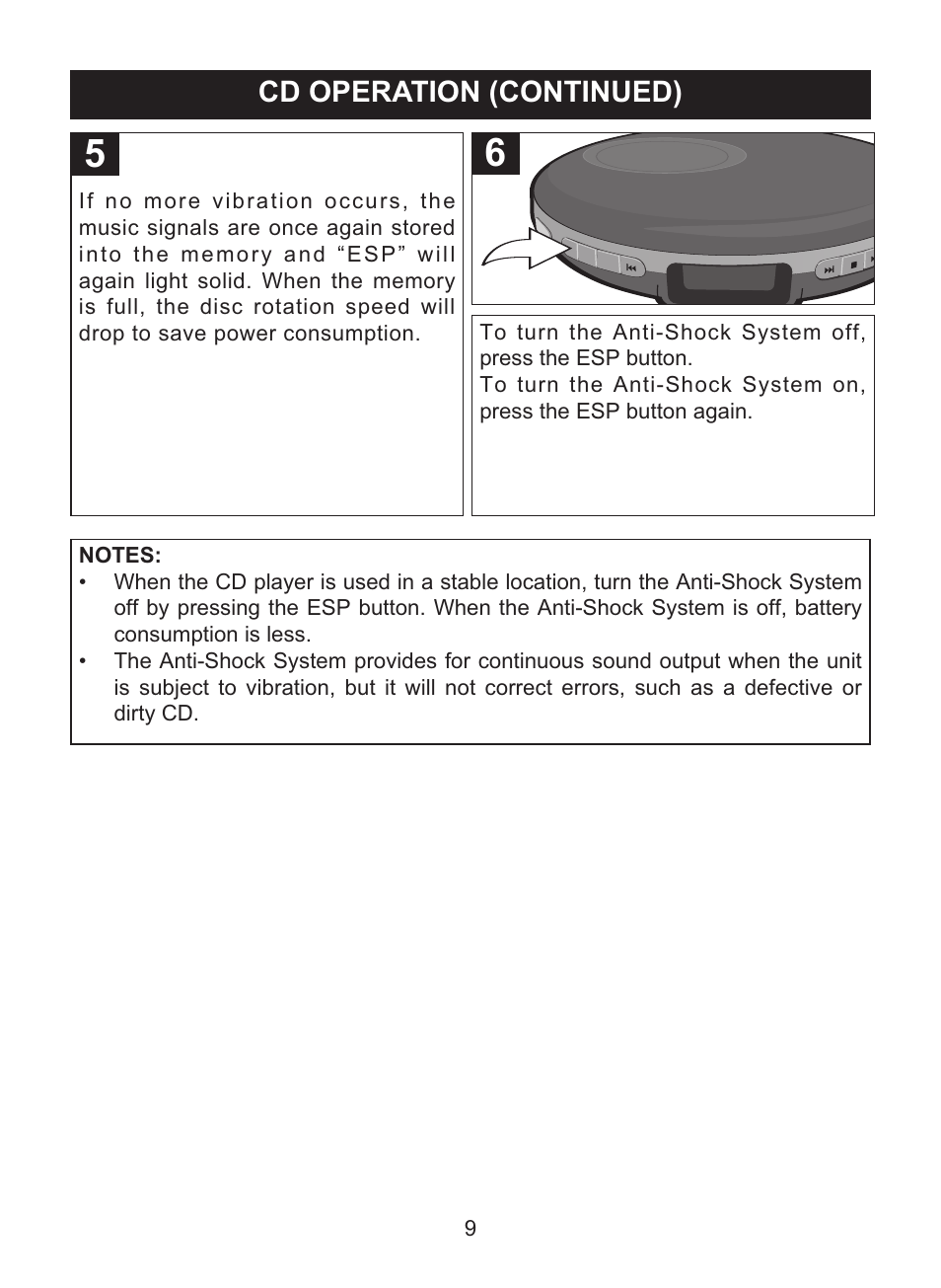Cd operation (continued) | Memorex MD6447 User Manual | Page 10 / 32
