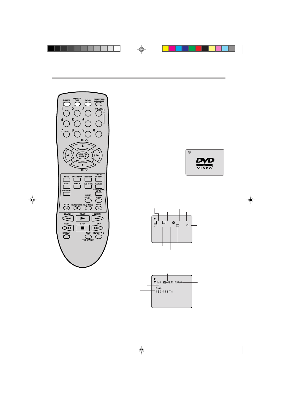 26 preparation/status display of disc, Status display of disc, Preparation | Memorex MVD2009CB User Manual | Page 26 / 92