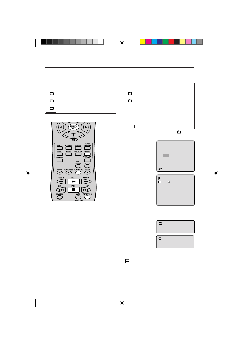 Repeat/random/program playback and repeat a-b, Repeat a-b, Program menu | Memorex MVD2009CB User Manual | Page 30 / 92