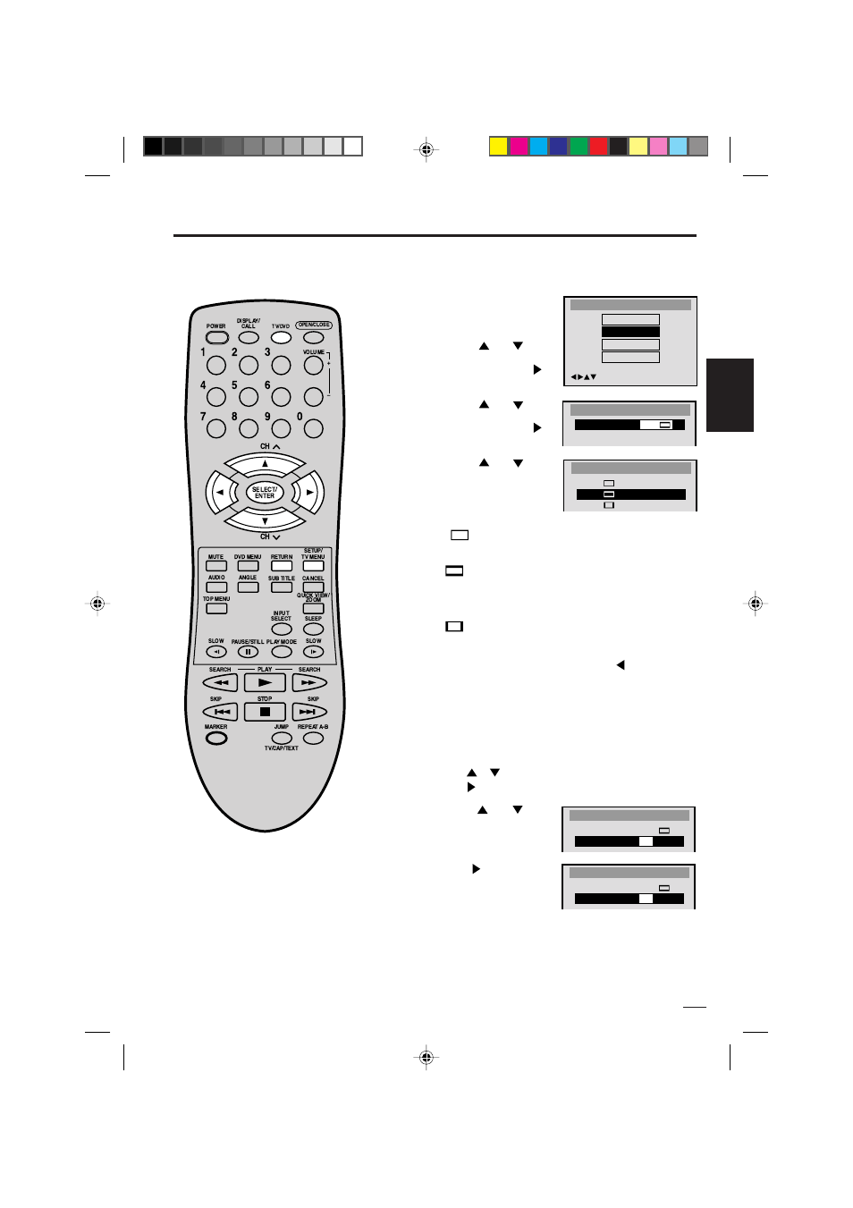 Esp añol, Ajuste de la visualización en pantalla | Memorex MVD2009CB User Manual | Page 81 / 92