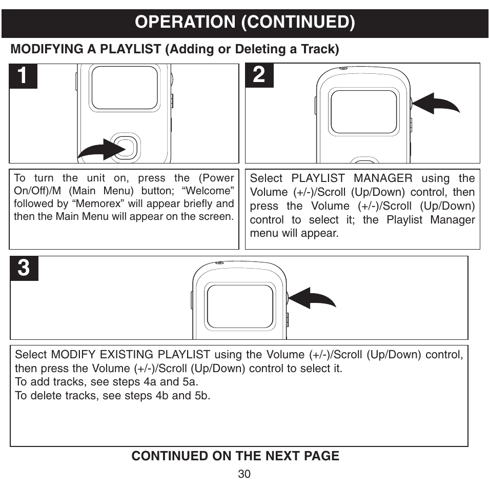 Operation (continued) | Memorex MHD8015 User Manual | Page 31 / 41