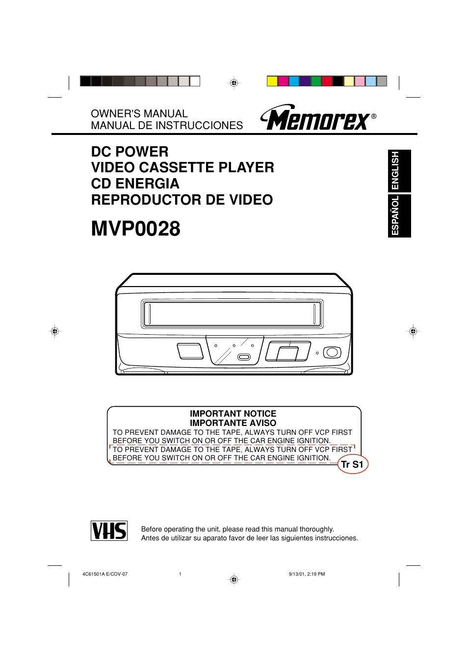 Memorex MVP0028 User Manual | 21 pages