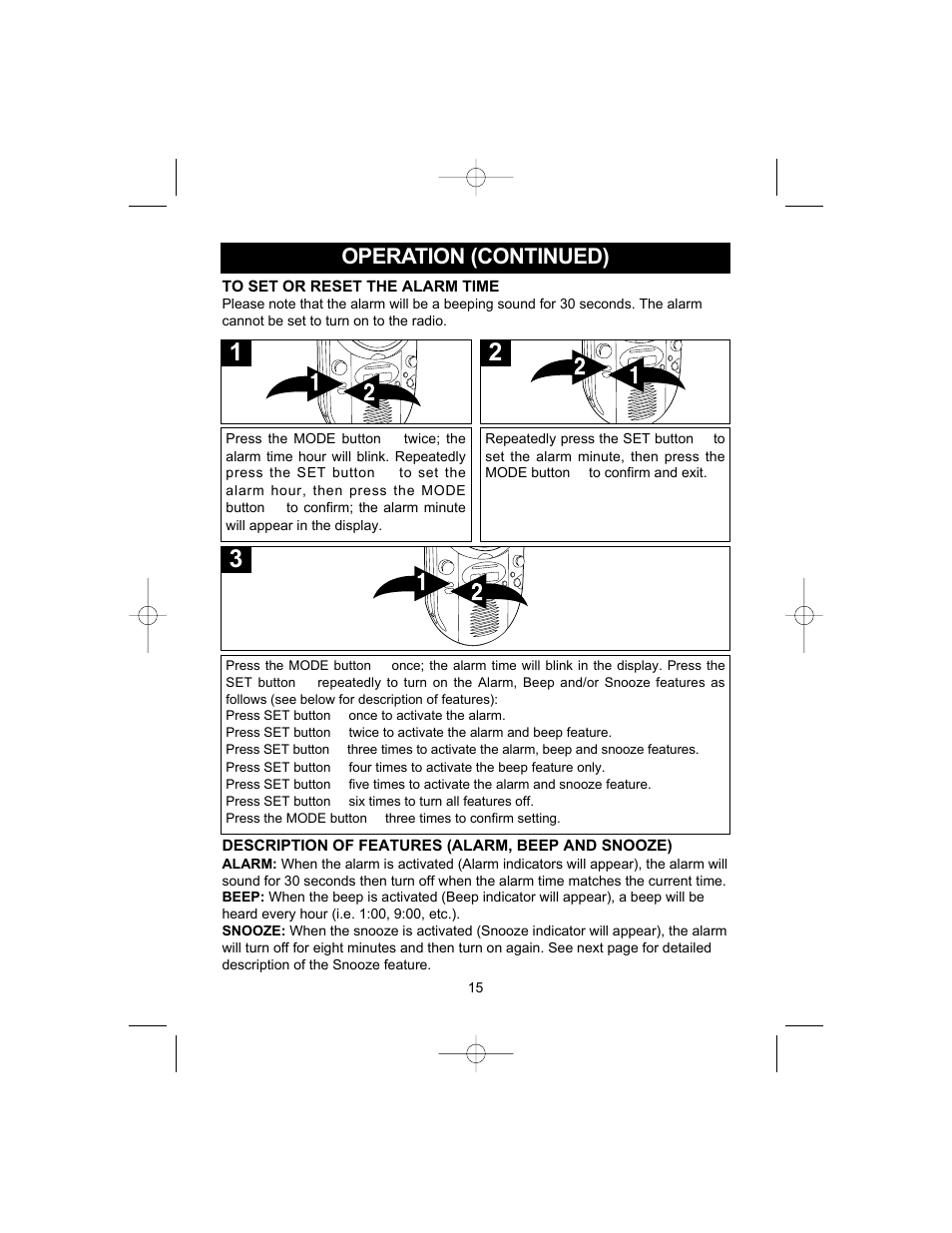 Memorex MC1003 User Manual | Page 16 / 21