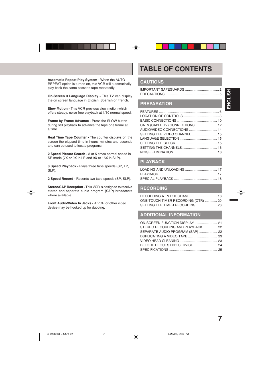 Memorex MVR4051/MVR4052 User Manual | Page 7 / 28