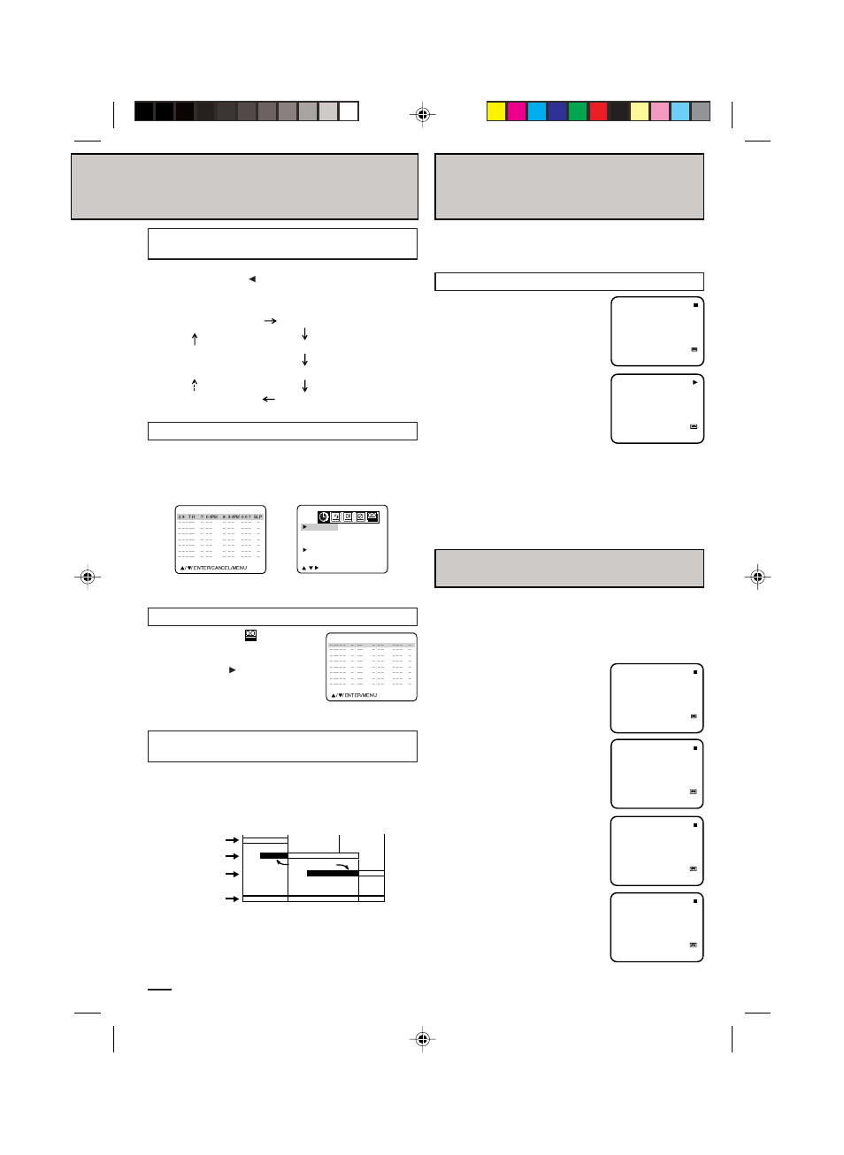Uso de retorno al cero, Para el ajuste del temporizador diario/semanal, Una vez) (dos veces) | Presione el botón call, Comience la reproducción o grabación, Presione el botón stop | Memorex MVT2194 User Manual | Page 50 / 56