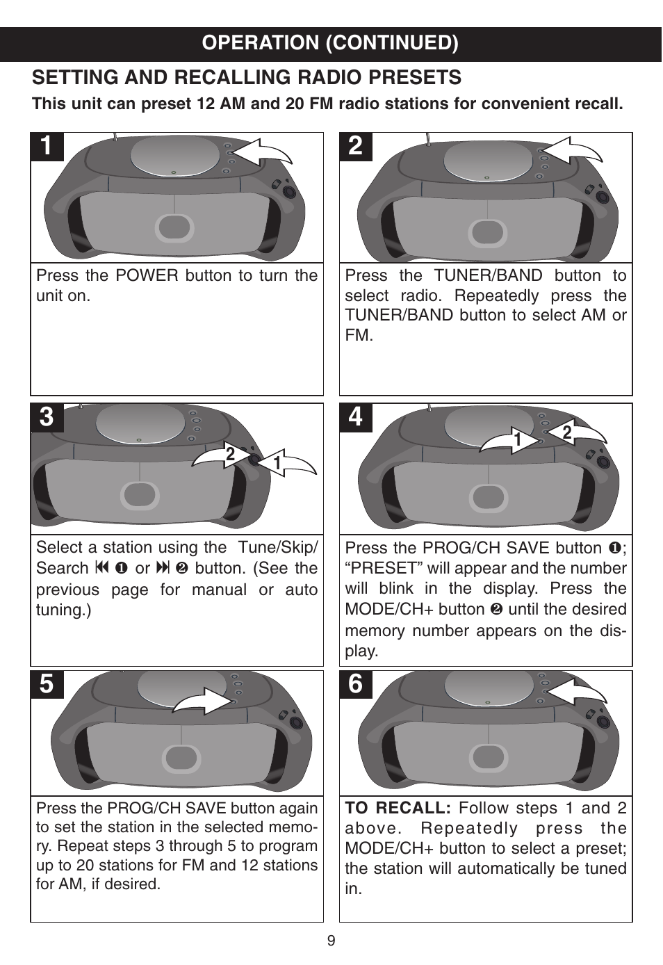 Memorex MP8800 User Manual | Page 10 / 19