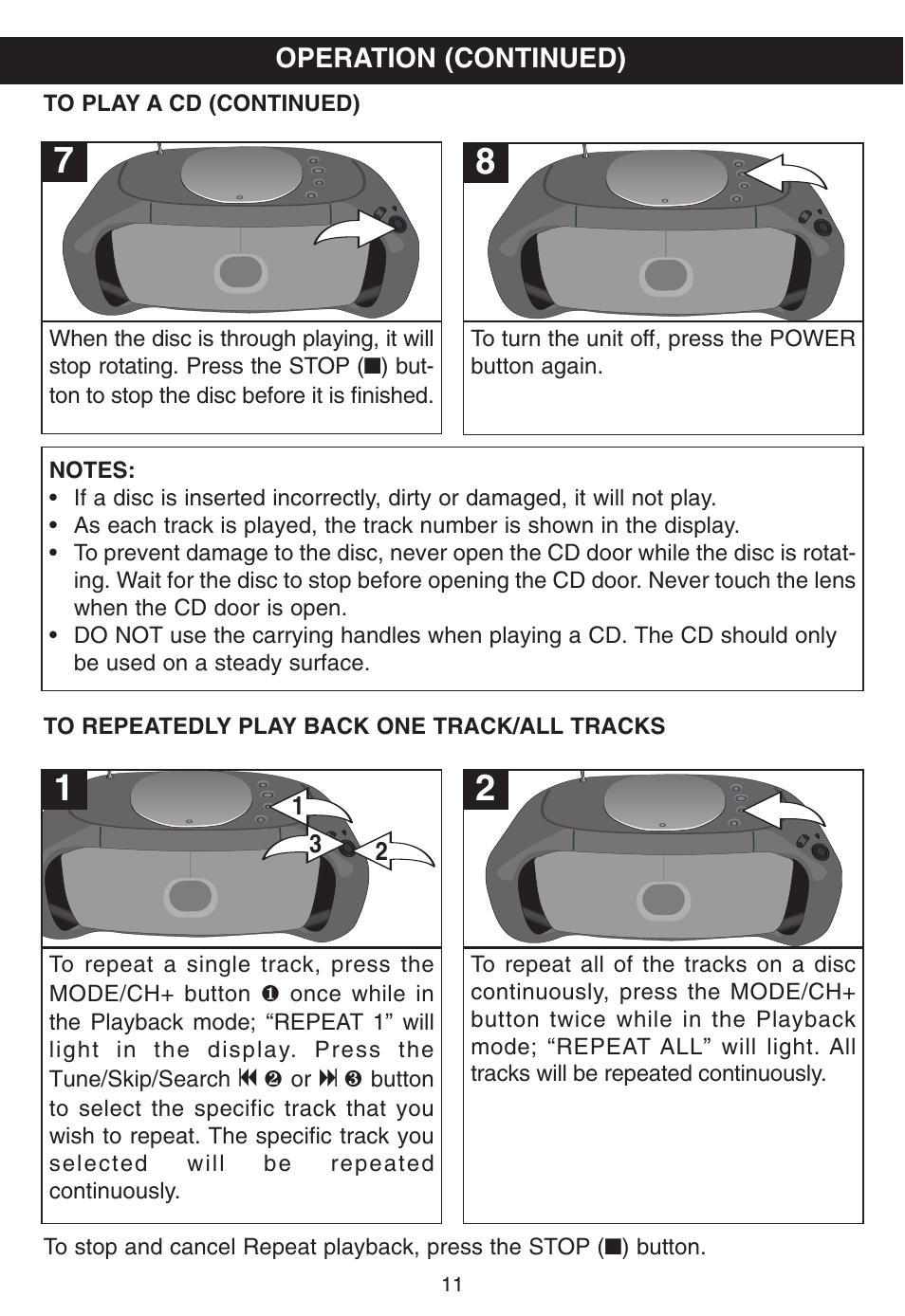 Memorex MP8800 User Manual | Page 12 / 19