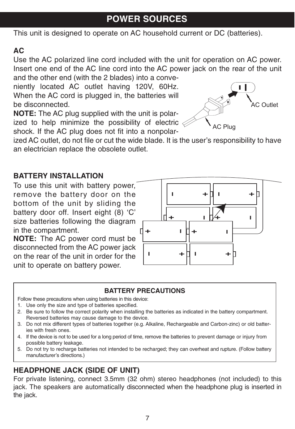 Memorex MP8800 User Manual | Page 8 / 19