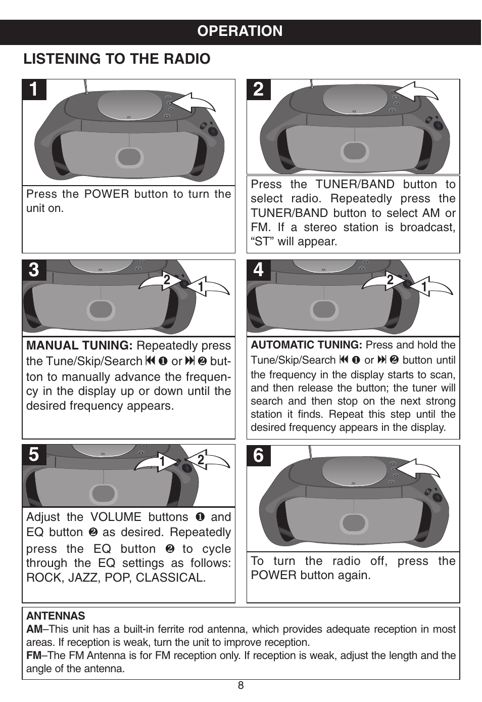 Memorex MP8800 User Manual | Page 9 / 19