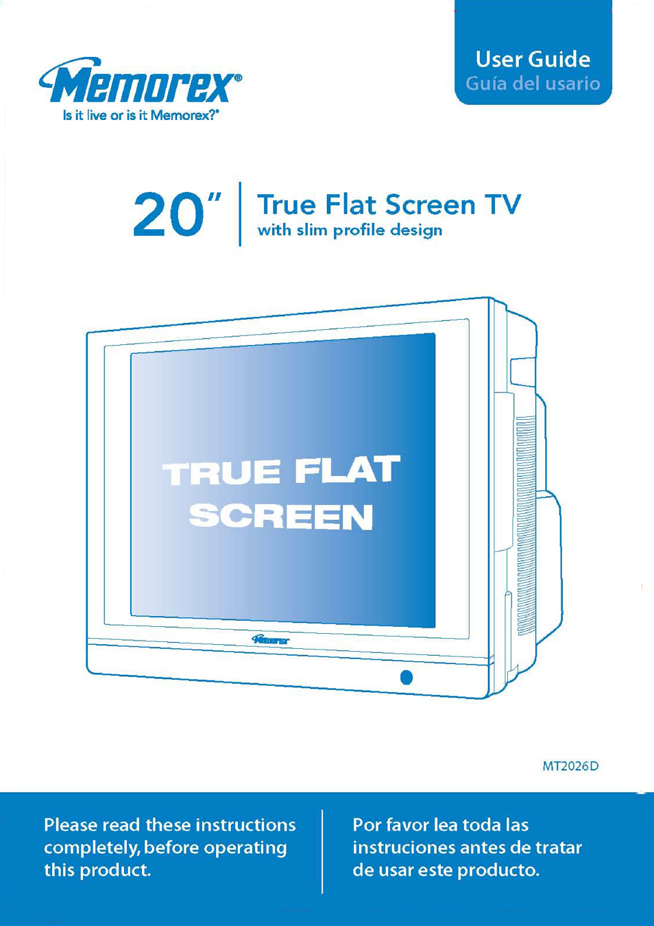 Memorex mt2026D User Manual | 71 pages