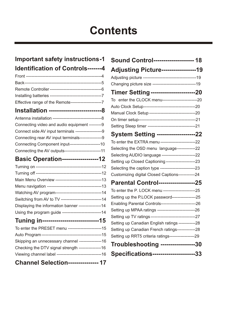 Memorex mt2026D User Manual | Page 2 / 71