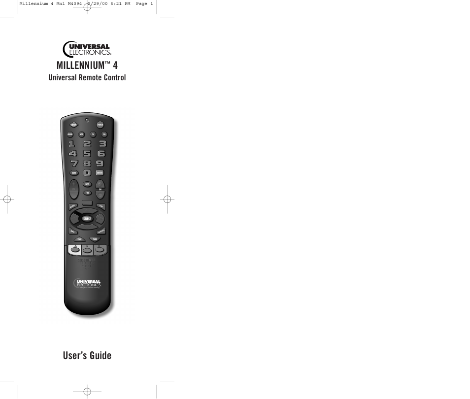 Memorex MILLENNIUM 4 User Manual | 36 pages