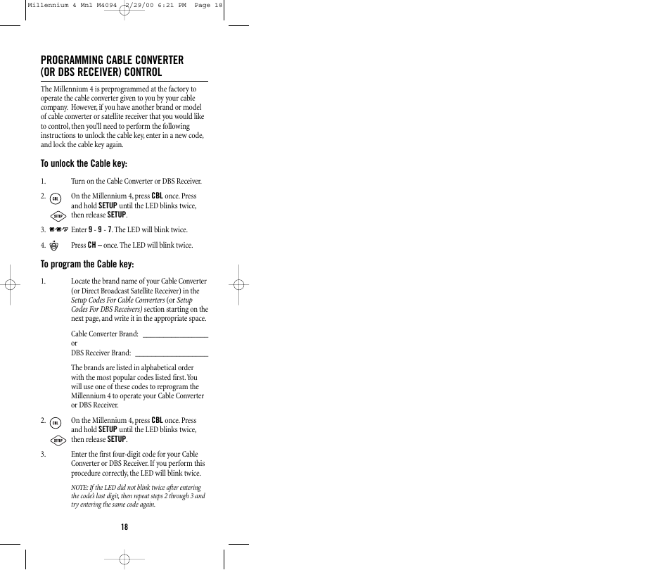 Memorex MILLENNIUM 4 User Manual | Page 18 / 36