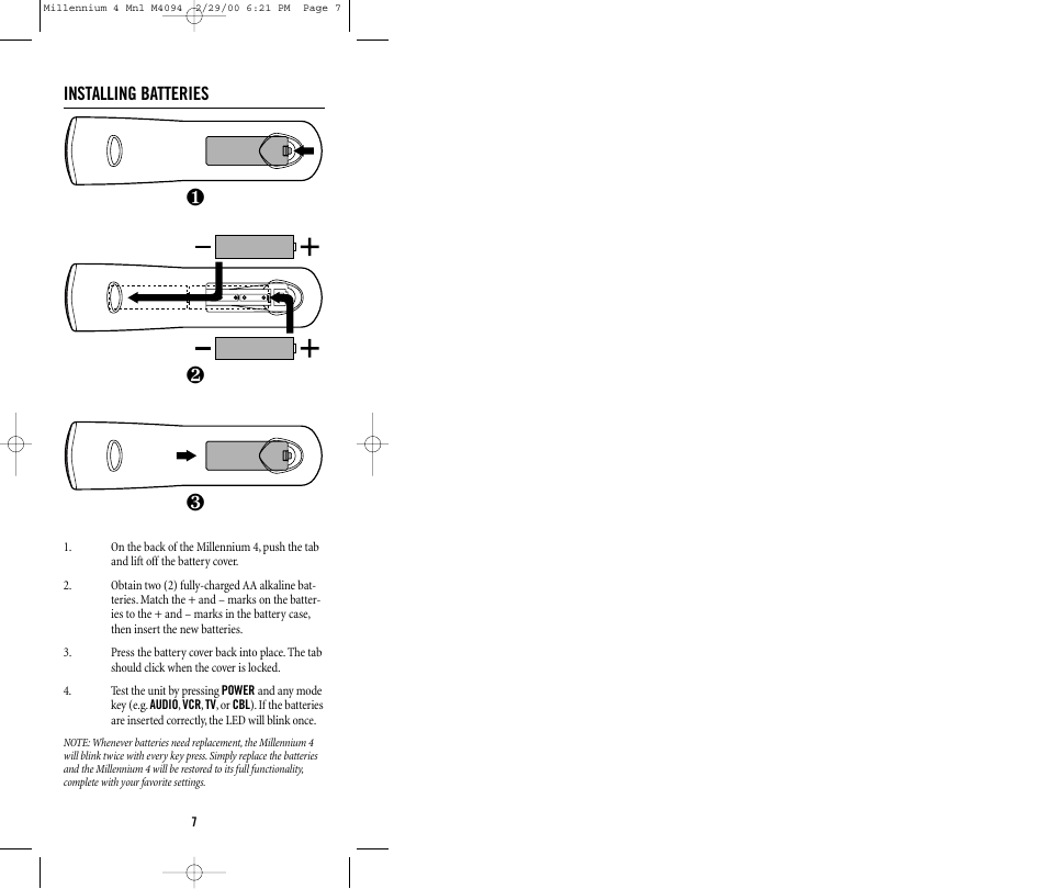 Memorex MILLENNIUM 4 User Manual | Page 7 / 36
