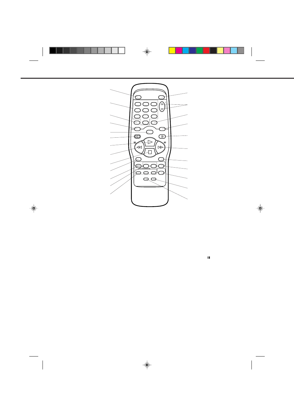 Remote control, Description of buttons | Memorex MVR2040-A User Manual | Page 12 / 39