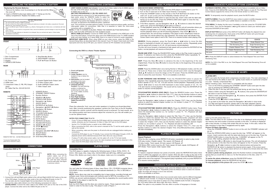 Memorex MVD2045 User Manual | Page 2 / 4