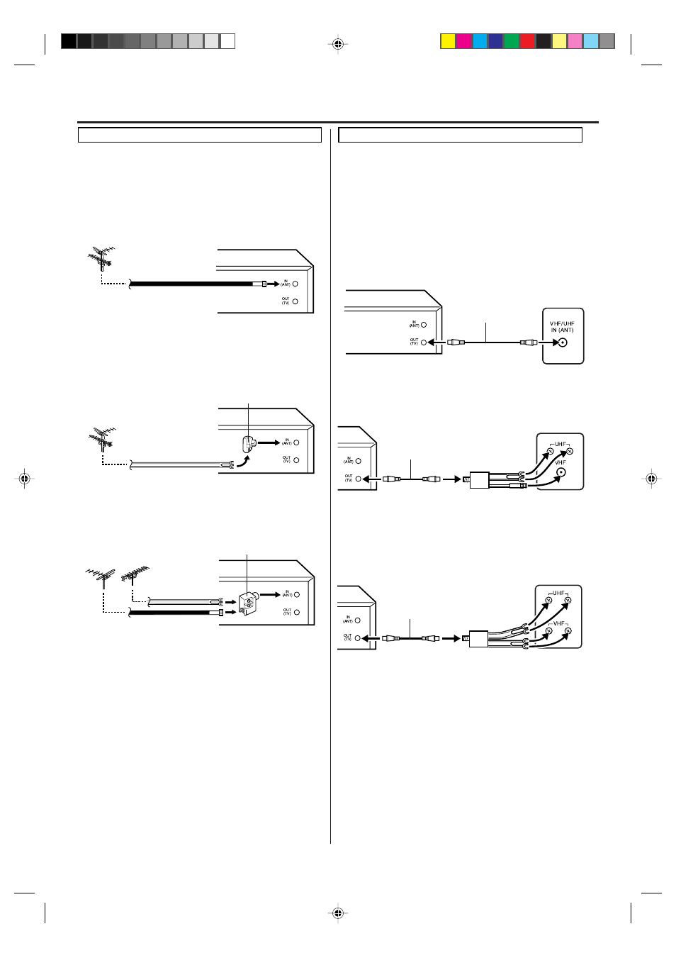 10 basic connections, Antenna to dvd/vcr connection, Dvd/vcr to tv connection | Memorex MVD4541 User Manual | Page 10 / 68