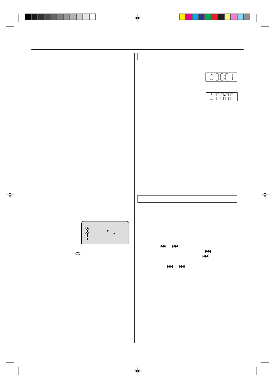 Tape playback operation, Video index search system, Zero return function | Frame by frame picture, The clock/counter-button, Index search, Slow motion, Adjusting tracking condition, Repeat playback | Memorex MVD4541 User Manual | Page 18 / 68