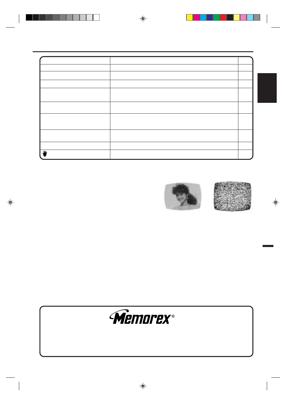 Problems and troubleshooting / video head cleaning, English, Video head cleaning | Memorex MVD4541 User Manual | Page 33 / 68