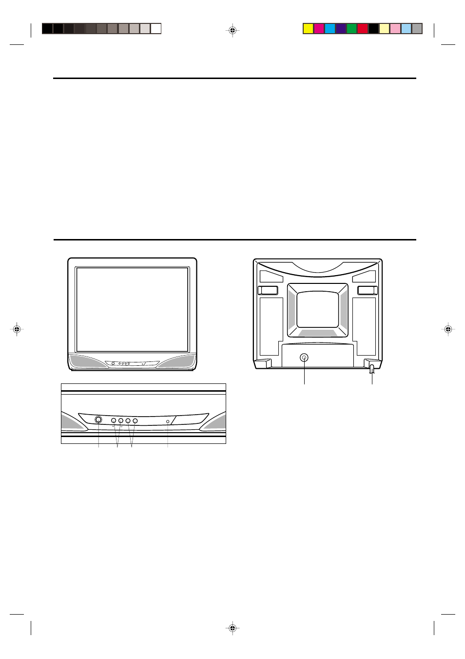Features location of controls, Front back | Memorex MT2252 User Manual | Page 4 / 13