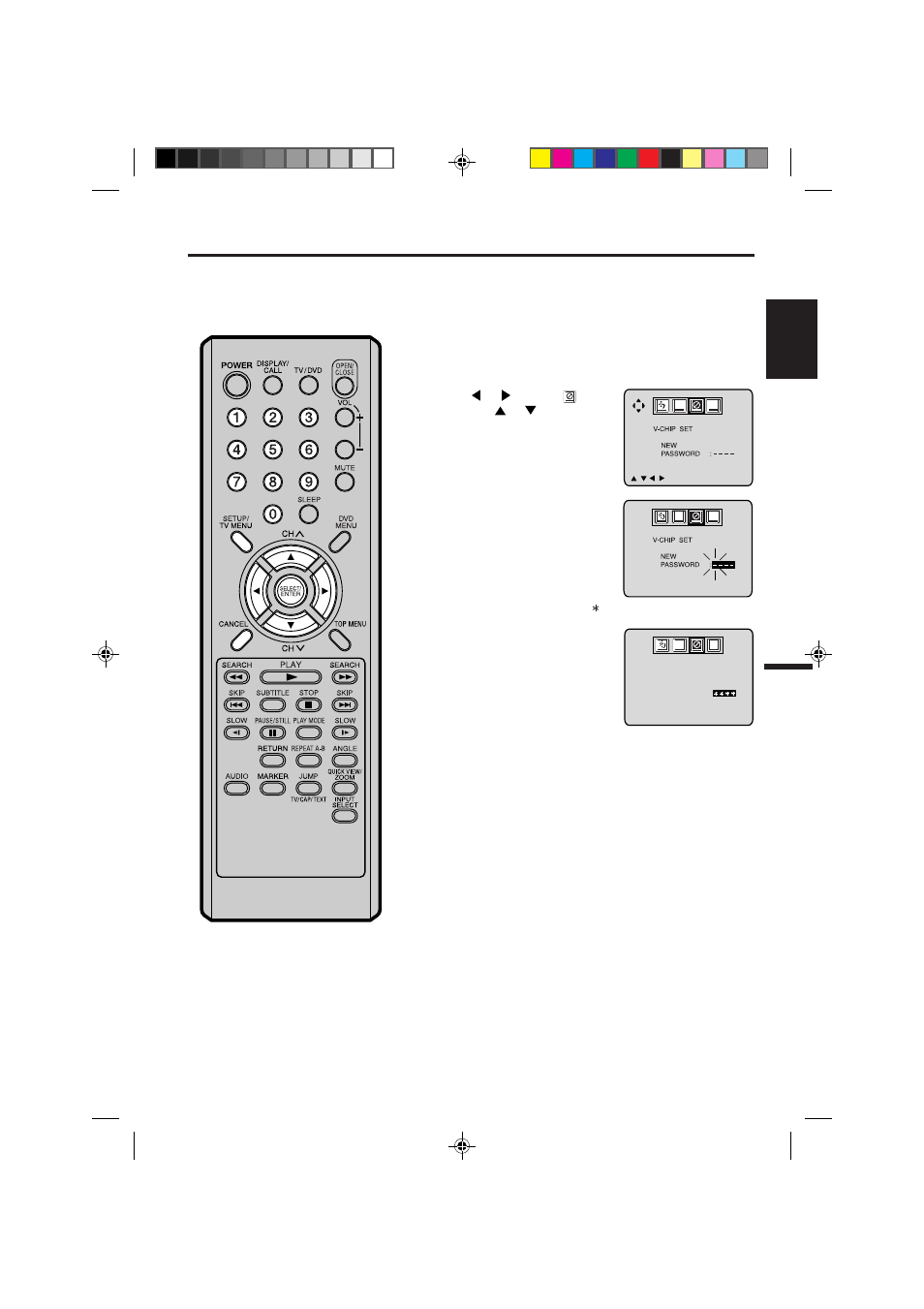 Setting the v-chip, English | Memorex MVD2113 User Manual | Page 19 / 104