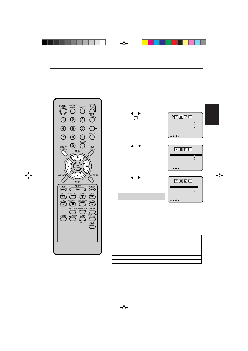 Esp añol, Seleccion de tv/cable | Memorex MVD2113 User Manual | Page 69 / 104