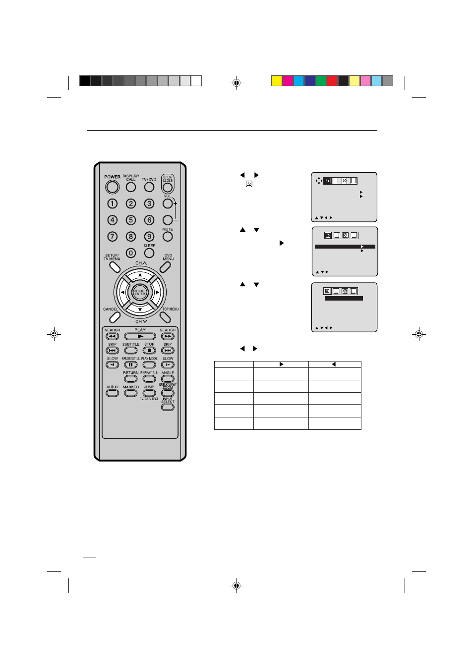 Ajustes de control de imagen | Memorex MVD2113 User Manual | Page 74 / 104