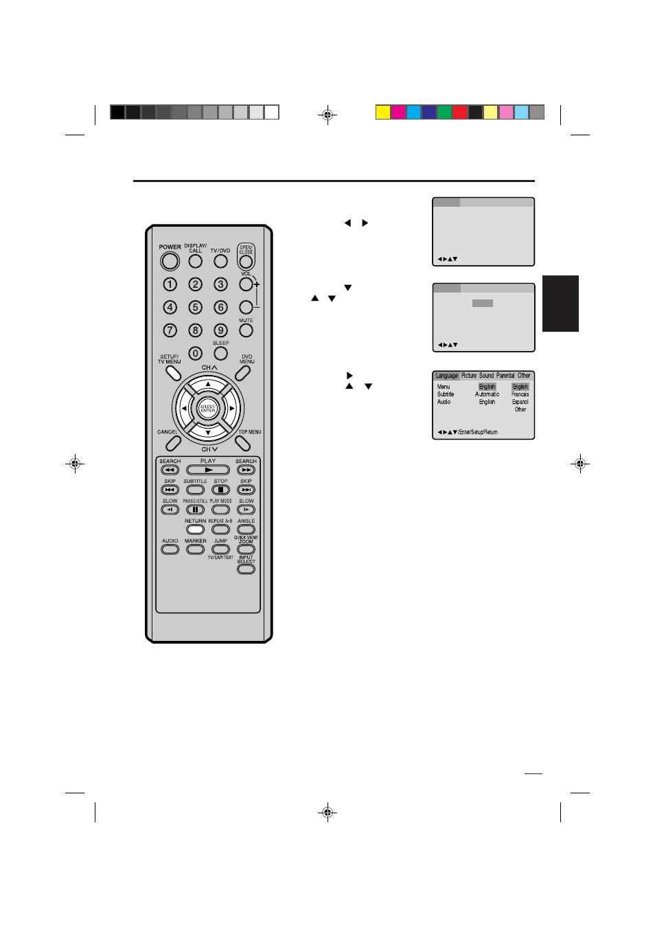 Selección del idioma del menú | Memorex MVD2113 User Manual | Page 93 / 104