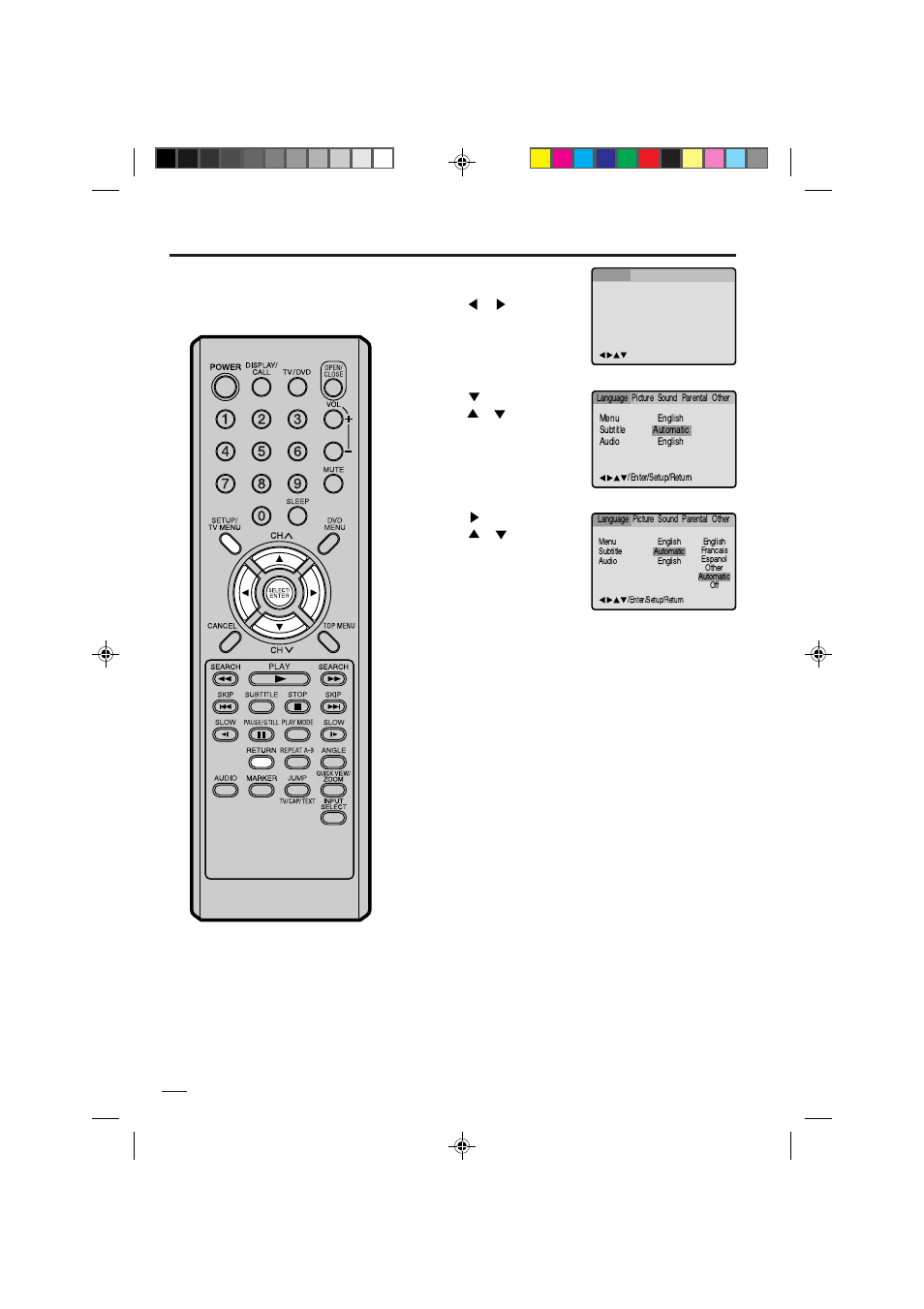 Selección del idioma de los subtítulos | Memorex MVD2113 User Manual | Page 94 / 104