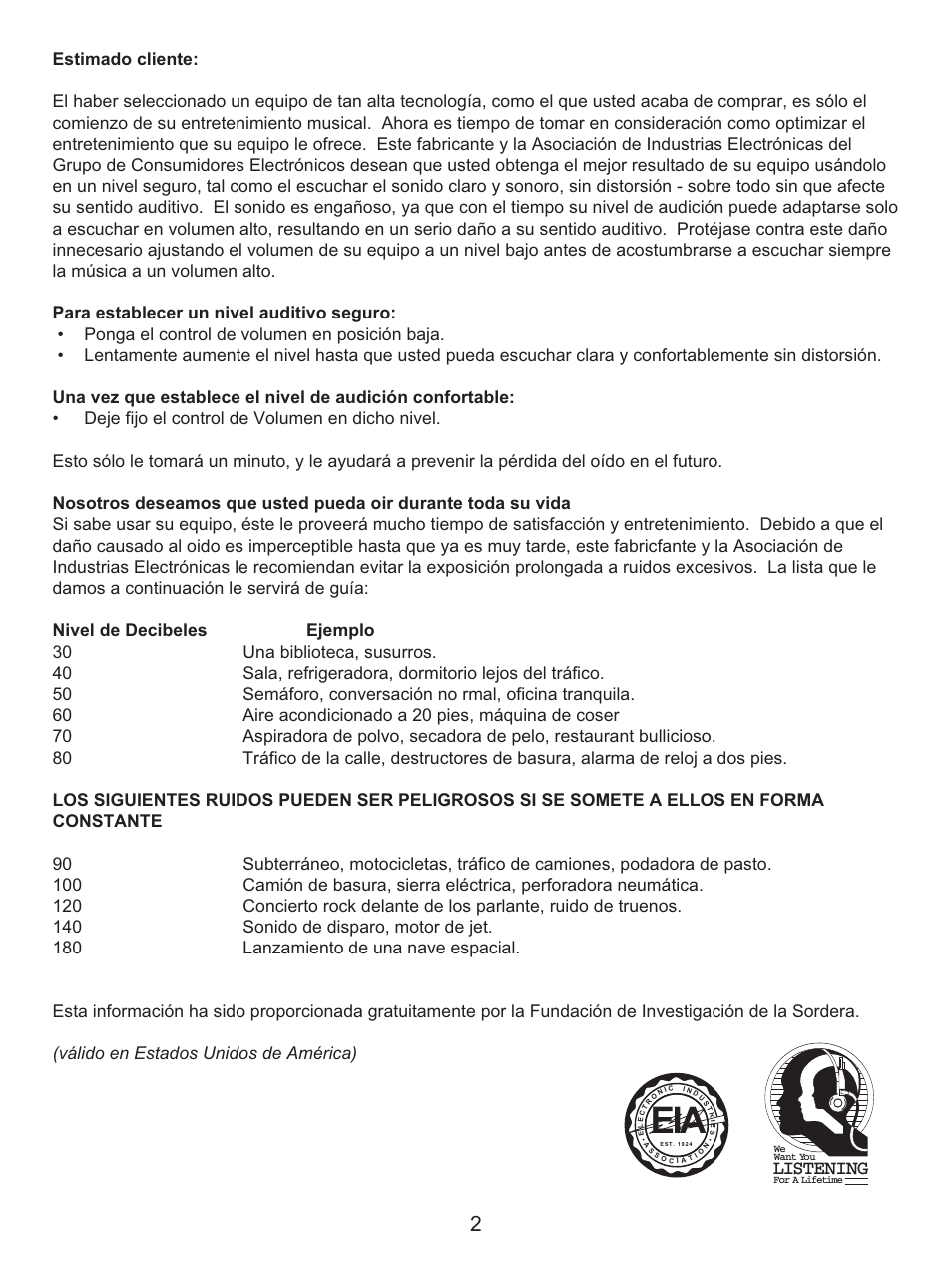 Listening | Memorex MKS2116 User Manual | Page 19 / 34