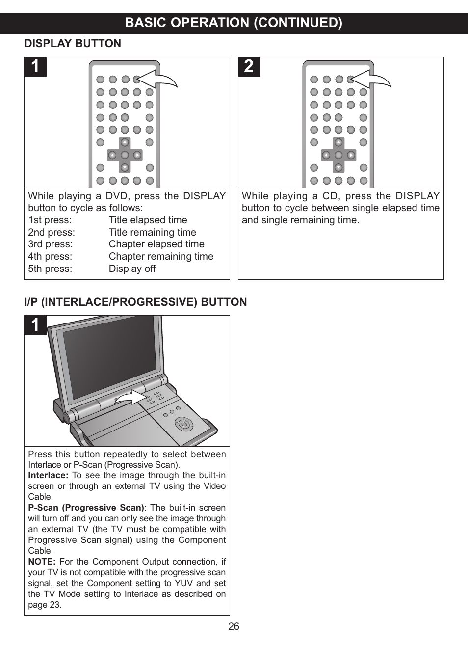Basic operation (continued) | Memorex MVDP1101 User Manual | Page 27 / 44