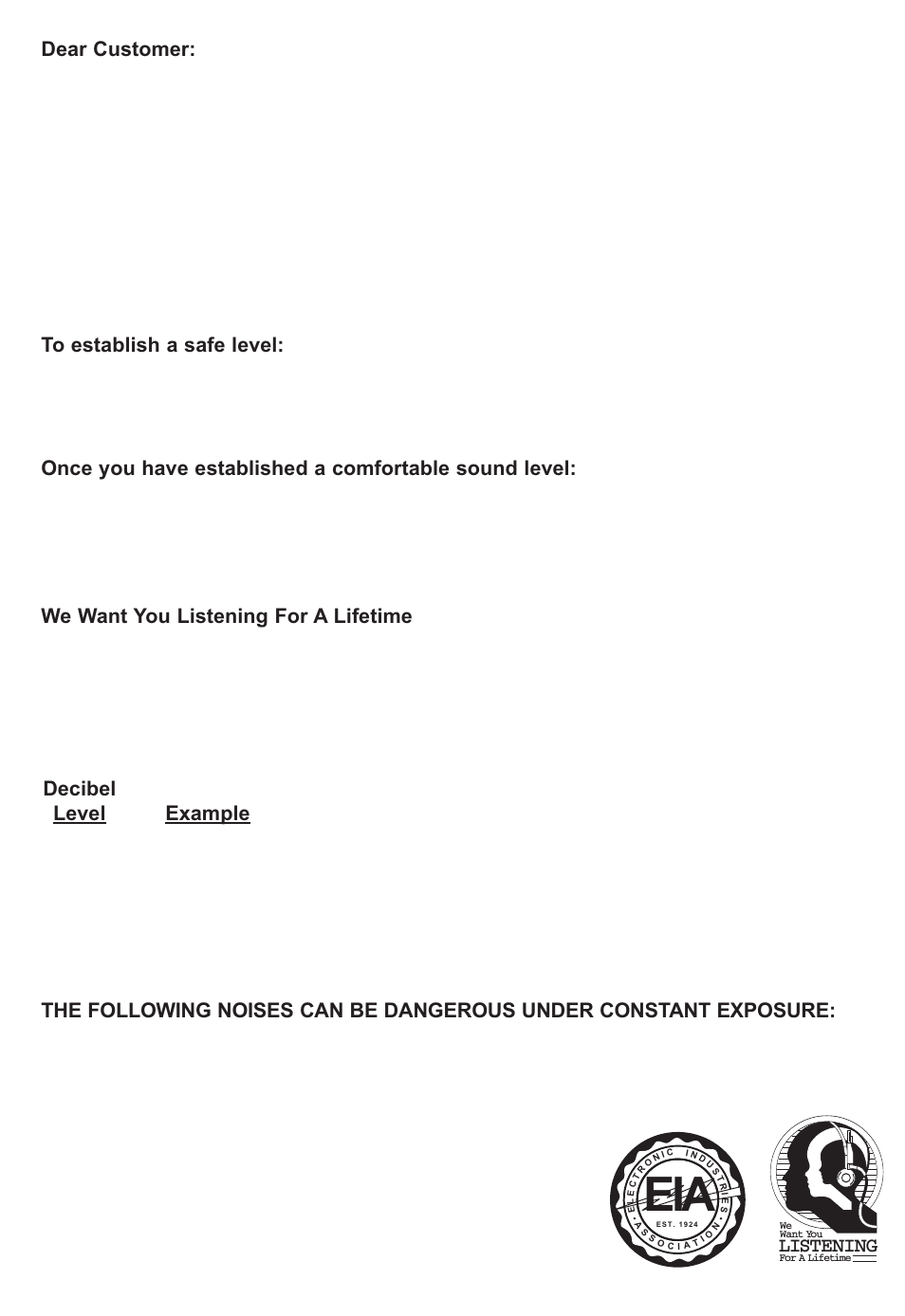 Listening | Memorex MP4047 User Manual | Page 4 / 42